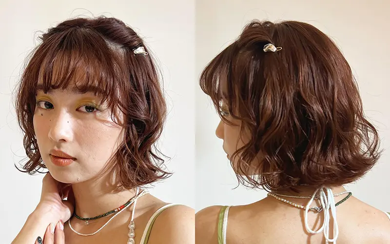 ショートでもOKなヘアアレンジ。