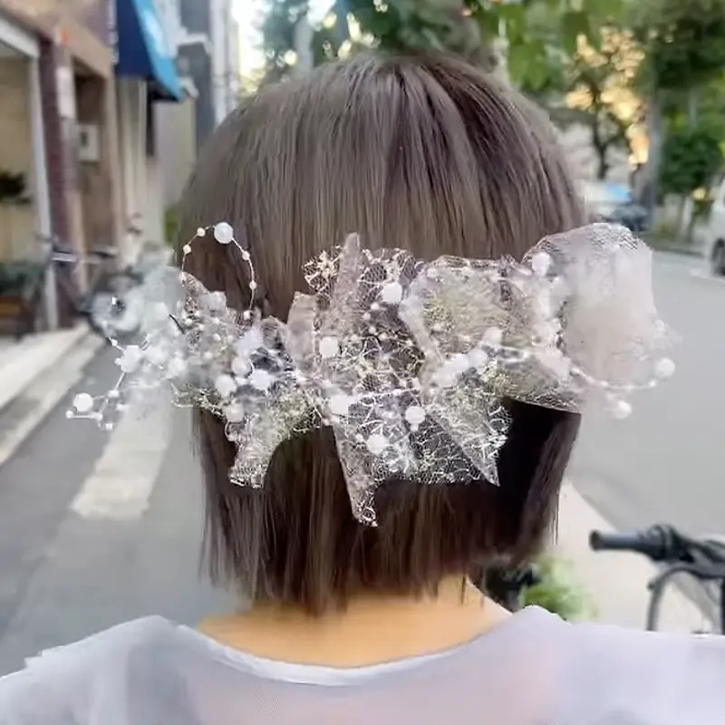 ボブ浴衣ヘアセット